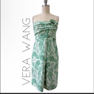 Vera wang lavender label vintage Green Dress size 2